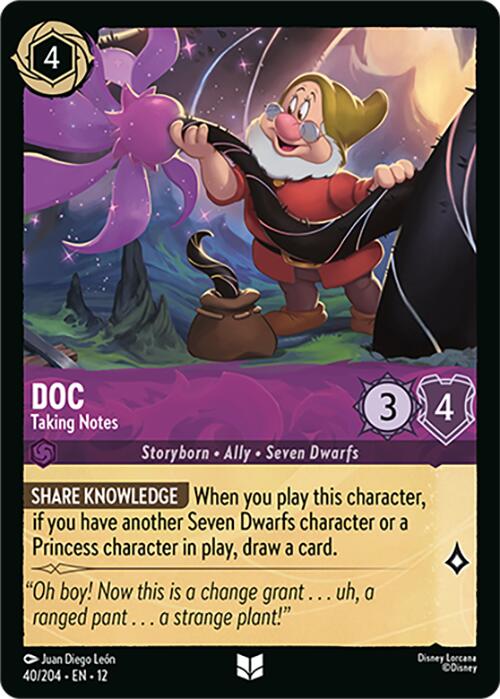 Doc - Taking Notes (40/204) [Wilds Unknown] | Cards and Coasters CA