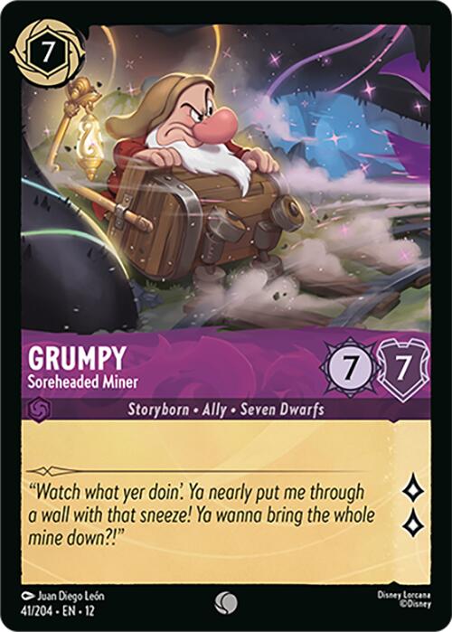 Grumpy - Soreheaded Miner (41/204) [Wilds Unknown] | Cards and Coasters CA