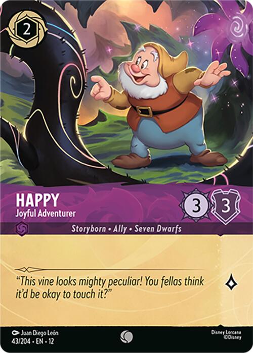Happy - Joyful Adventurer (Foil) (43/204) [Wilds Unknown] | Cards and Coasters CA