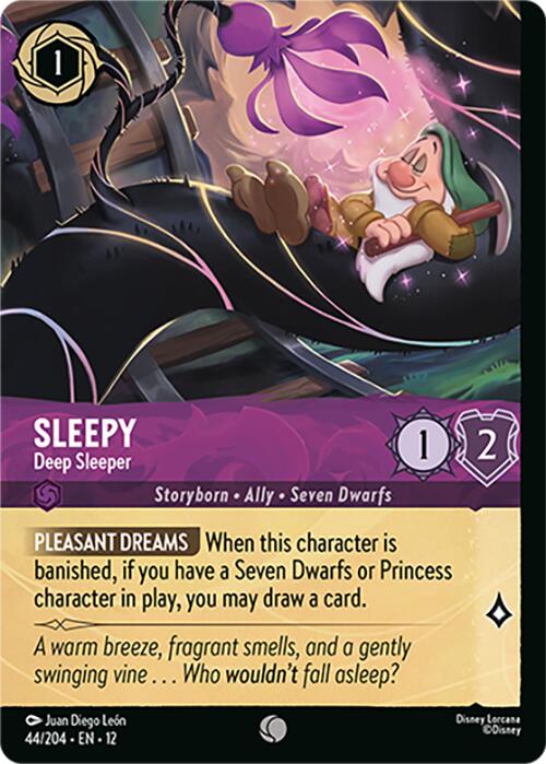 Sleepy - Deep Sleeper (Foil) (44/204) [Wilds Unknown] | Cards and Coasters CA