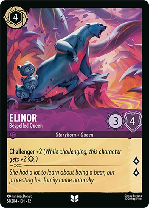 Elinor - Bespelled Queen (51/204) [Wilds Unknown] | Cards and Coasters CA