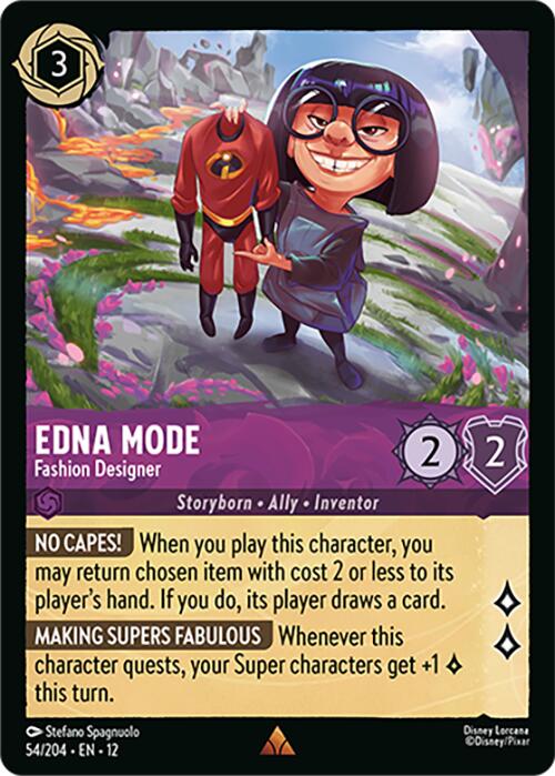 Edna Mode - Fashion Designer (54/204) [Wilds Unknown] | Cards and Coasters CA
