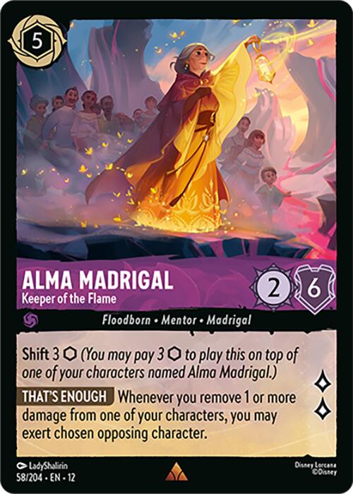 Alma Madrigal - Keeper of the Flame (58/204) [Wilds Unknown] | Cards and Coasters CA