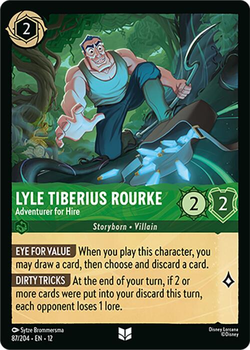 Lyle Tiberius Rourke - Adventurer for Hire (87/204) [Wilds Unknown] | Cards and Coasters CA