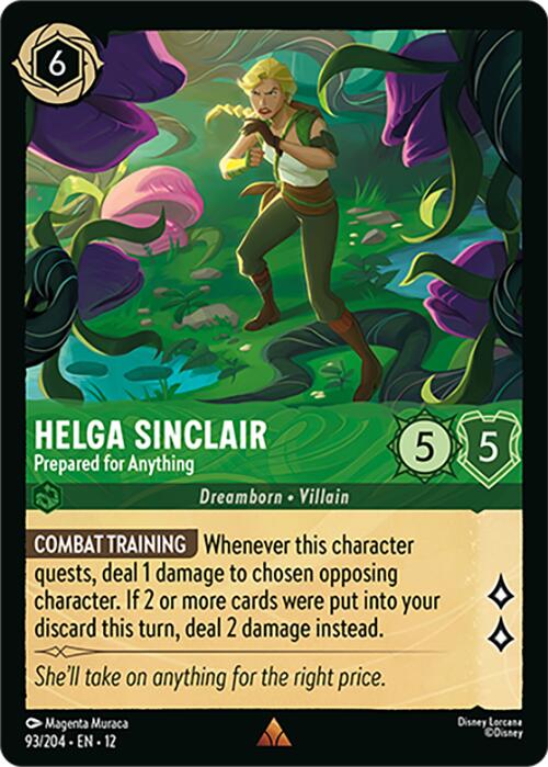 Helga Sinclair - Prepared for Anything (93/204) [Wilds Unknown] | Cards and Coasters CA
