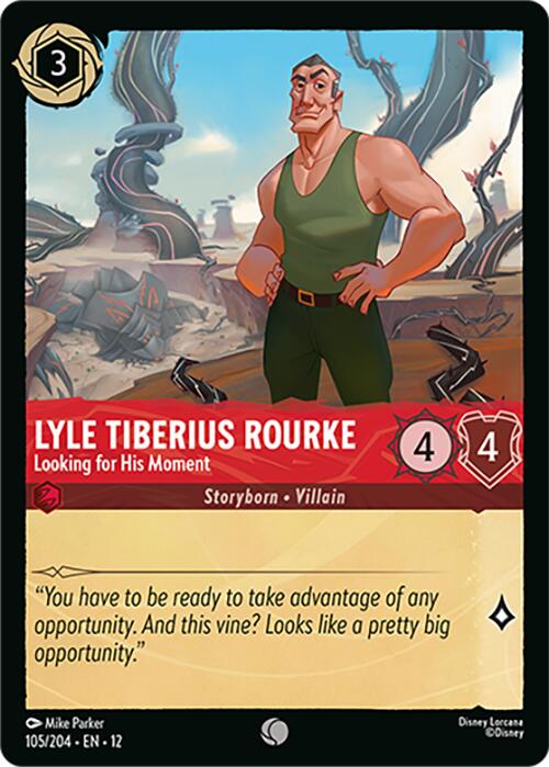 Lyle Tiberius Rourke - Looking for His Moment (105/204) [Wilds Unknown] | Cards and Coasters CA