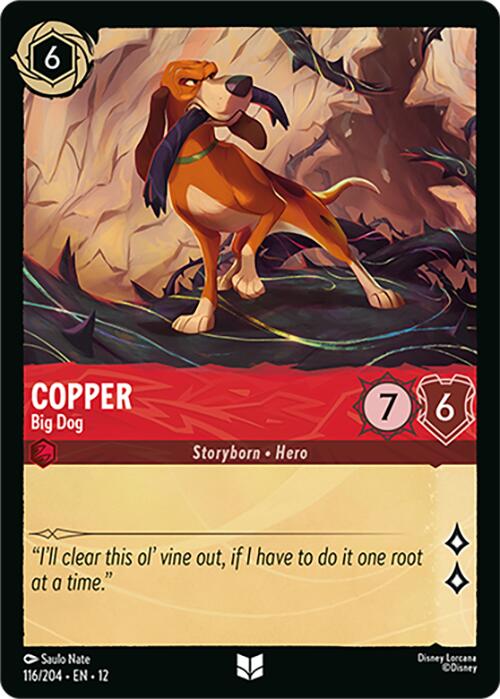 Copper - Big Dog (116/204) [Wilds Unknown] | Cards and Coasters CA