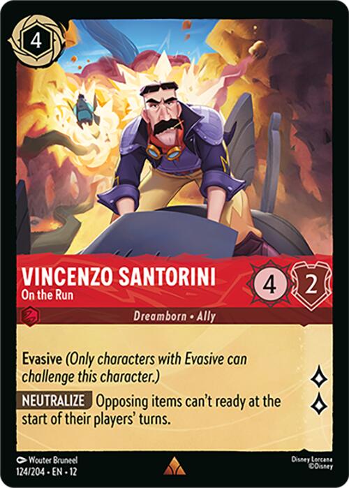 Vincenzo Santorini - On the Run (124/204) [Wilds Unknown] | Cards and Coasters CA