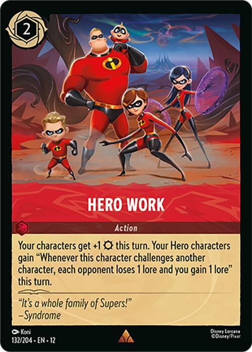 Hero Work (132/204) [Wilds Unknown] | Cards and Coasters CA