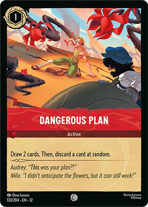 Dangerous Plan (133/204) [Wilds Unknown] | Cards and Coasters CA