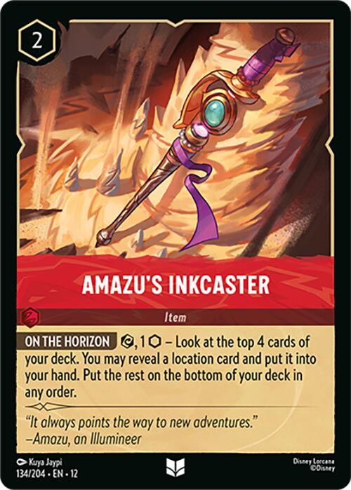Amazu's Inkcaster (134/204) [Wilds Unknown] | Cards and Coasters CA