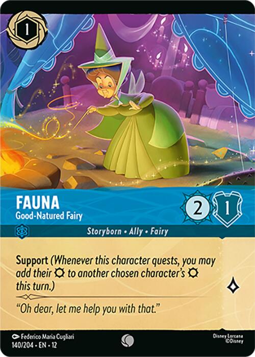Fauna - Good-Natured Fairy (Foil) (140/204) [Wilds Unknown] | Cards and Coasters CA