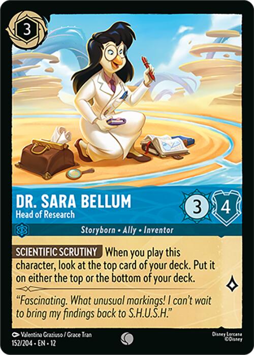 Dr. Sara Bellum - Head of Research (152/204) [Wilds Unknown] | Cards and Coasters CA