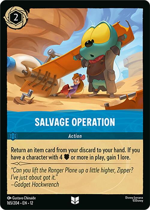 Salvage Operation (165/204) [Wilds Unknown] | Cards and Coasters CA