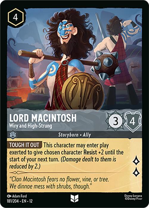 Lord Macintosh - Wiry and High-Strung (181/204) [Wilds Unknown] | Cards and Coasters CA