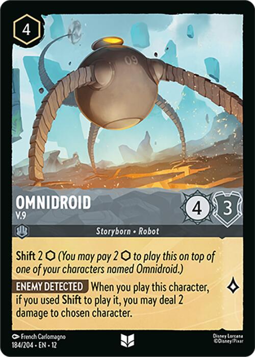Omnidroid - V.9 (184/204) [Wilds Unknown] | Cards and Coasters CA