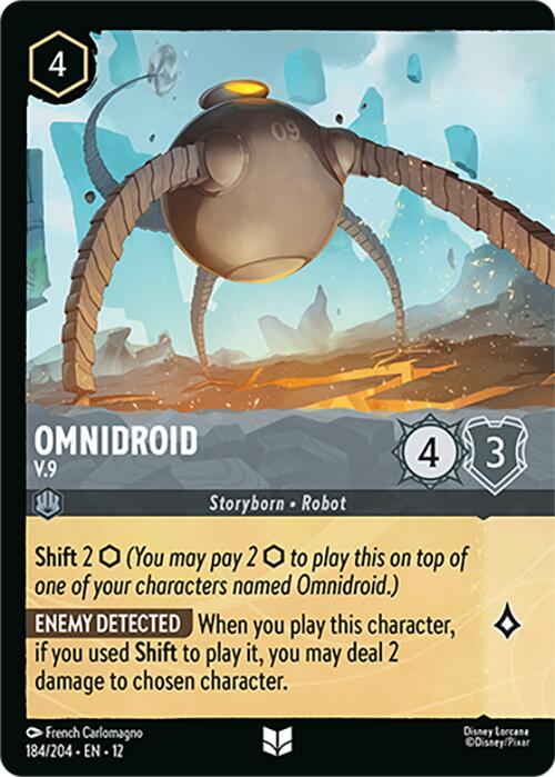 Omnidroid - V.9 (Foil) (184/204) [Wilds Unknown] | Cards and Coasters CA