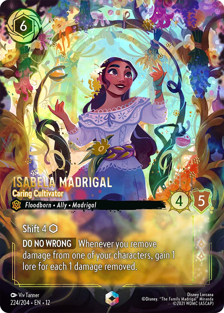 Isabela Madrigal - Caring Cultivator (Enchanted) (224/204) [Wilds Unknown] | Cards and Coasters CA