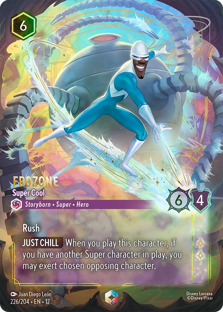 Frozone - Super Cool (Enchanted) (226/204) [Wilds Unknown] | Cards and Coasters CA