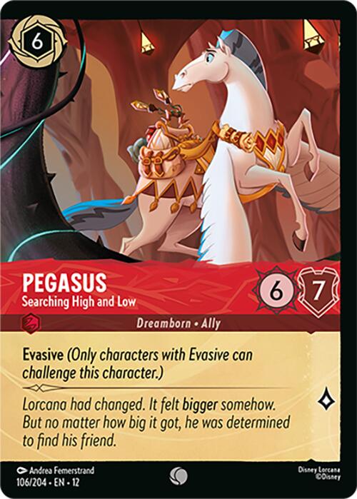 Pegasus - Searching High and Low (Foil) (106/204) [Wilds Unknown] | Cards and Coasters CA