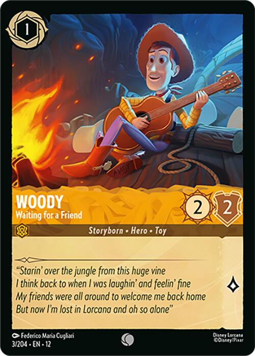 Woody - Waiting for a Friend (3/204) [Wilds Unknown] | Cards and Coasters CA