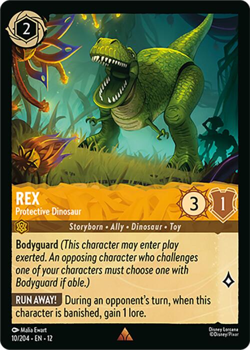 Rex - Protective Dinosaur (10/204) [Wilds Unknown] | Cards and Coasters CA
