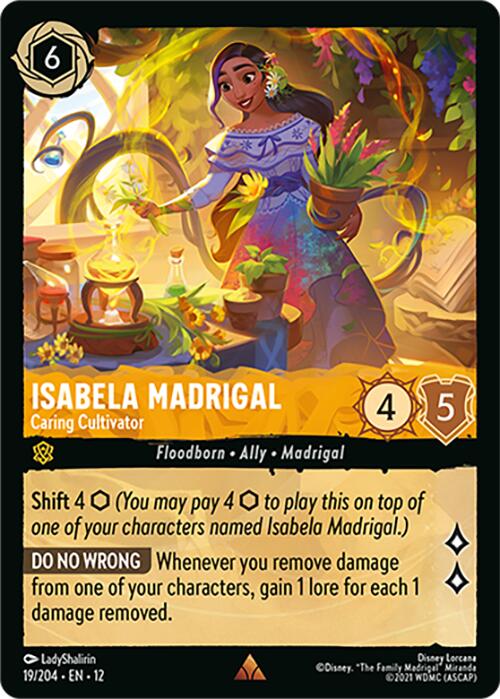 Isabela Madrigal - Caring Cultivator (19/204) [Wilds Unknown] | Cards and Coasters CA