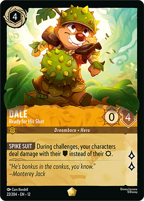 Dale - Ready for His Shot (22/204) [Wilds Unknown] | Cards and Coasters CA