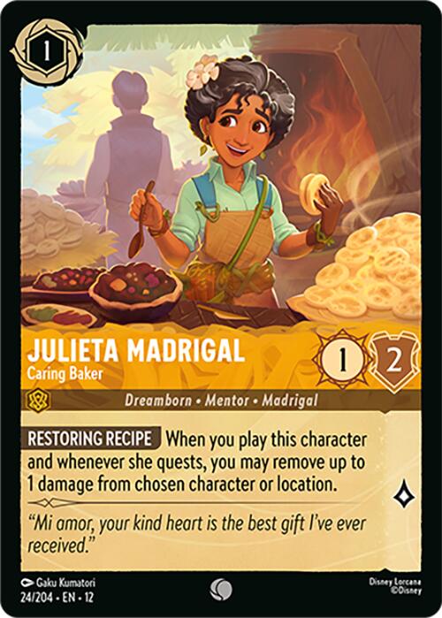 Julieta Madrigal - Caring Baker (24/204) [Wilds Unknown] | Cards and Coasters CA