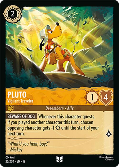 Pluto - Vigilant Traveler (25/204) [Wilds Unknown] | Cards and Coasters CA