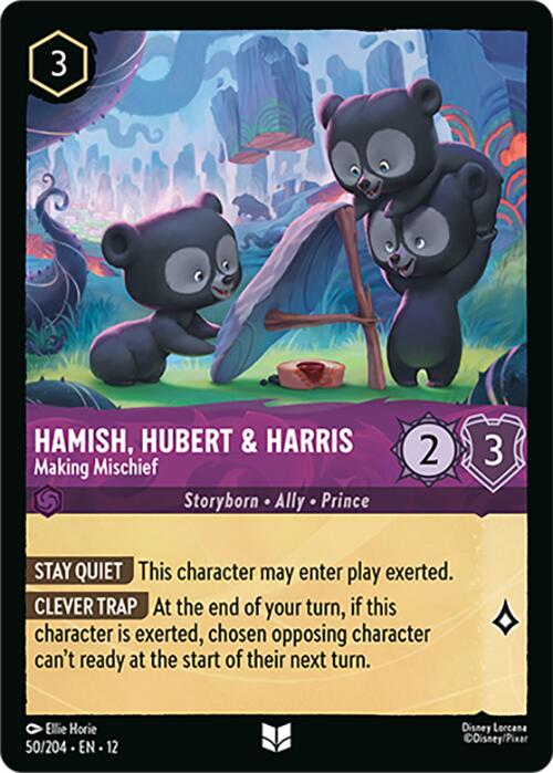 Hamish, Hubert & Harris - Making Mischief (50/204) [Wilds Unknown] | Cards and Coasters CA