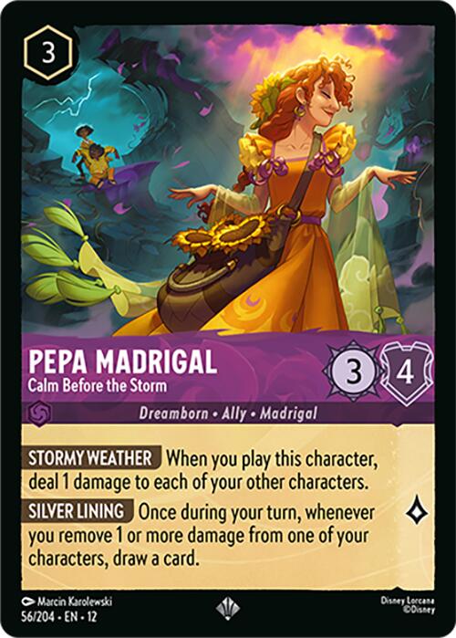 Pepa Madrigal - Calm Before the Storm (56/204) [Wilds Unknown] | Cards and Coasters CA