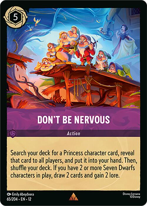 Don't Be Nervous (65/204) [Wilds Unknown] | Cards and Coasters CA