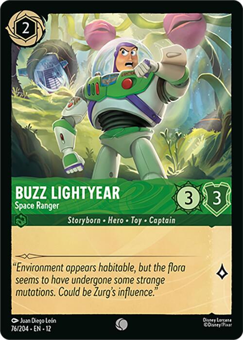 Buzz Lightyear - Space Ranger (76/204) [Wilds Unknown] | Cards and Coasters CA