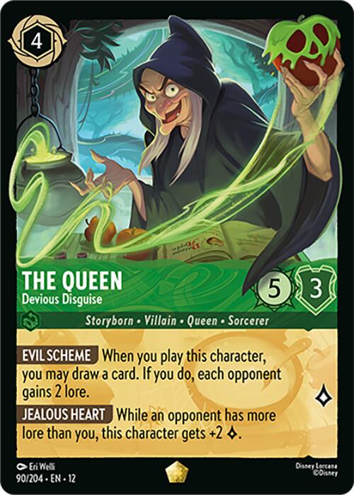 The Queen - Devious Disguise (90/204) [Wilds Unknown] | Cards and Coasters CA