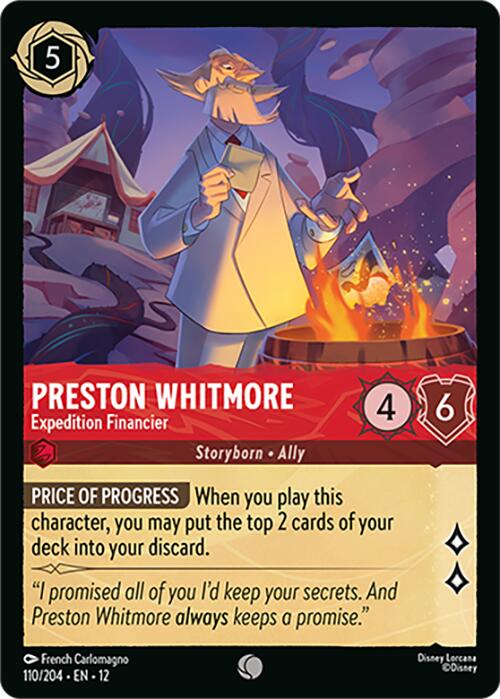 Preston Whitmore - Expedition Financier (110/204) [Wilds Unknown] | Cards and Coasters CA