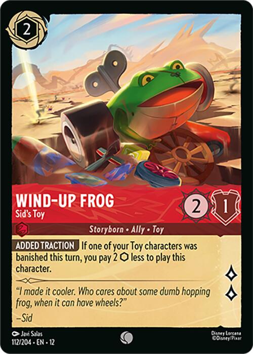 Wind-Up Frog - Sid's Toy (112/204) [Wilds Unknown] | Cards and Coasters CA