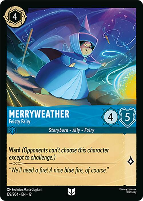Merryweather - Feisty Fairy (139/204) [Wilds Unknown] | Cards and Coasters CA