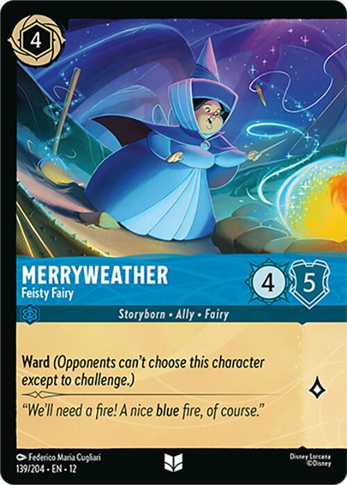 Merryweather - Feisty Fairy (Foil) (139/204) [Wilds Unknown] | Cards and Coasters CA