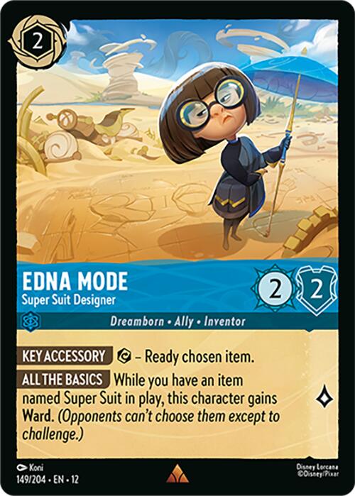 Edna Mode - Super Suit Designer (149/204) [Wilds Unknown] | Cards and Coasters CA