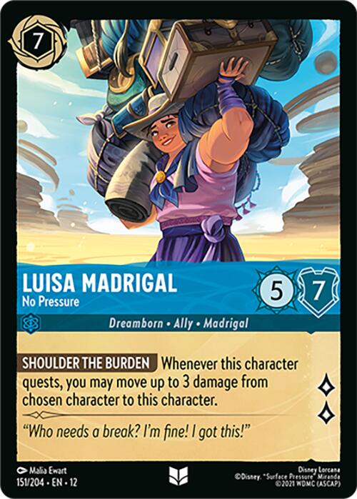 Luisa Madrigal - No Pressure (151/204) [Wilds Unknown] | Cards and Coasters CA