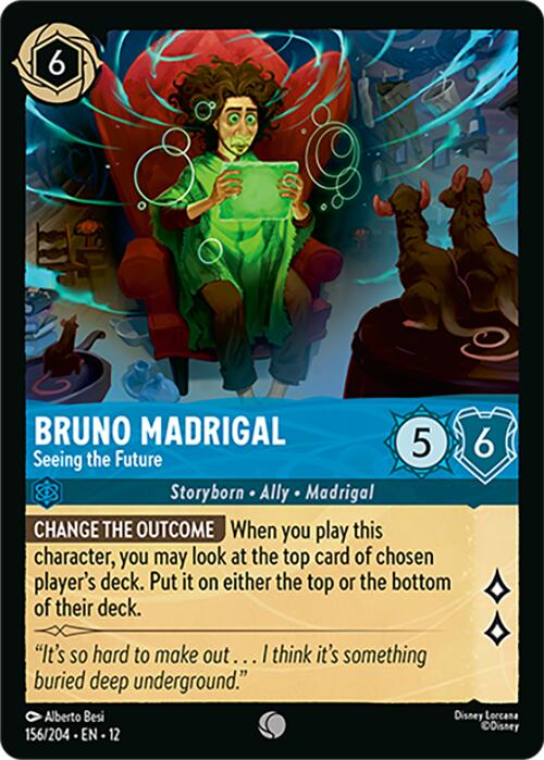 Bruno Madrigal - Seeing the Future (156/204) [Wilds Unknown] | Cards and Coasters CA
