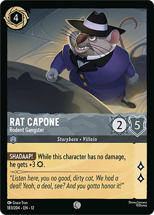 Rat Capone - Rodent Gangster (183/204) [Wilds Unknown] | Cards and Coasters CA