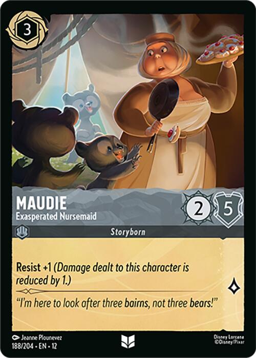 Maudie - Exasperated Nursemaid (188/204) [Wilds Unknown] | Cards and Coasters CA