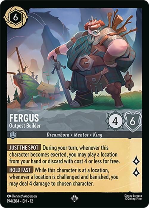 Fergus - Outpost Builder (194/204) [Wilds Unknown] | Cards and Coasters CA