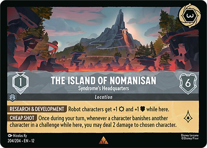 The Island of Nomanisan - Syndrome's Headquarters (204/204) [Wilds Unknown] | Cards and Coasters CA