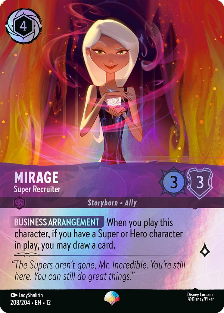 Mirage - Super Recruiter (Epic) (208/204) [Wilds Unknown] | Cards and Coasters CA