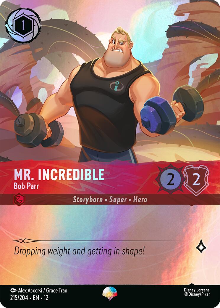 Mr. Incredible - Bob Parr (Epic) (215/204) [Wilds Unknown] | Cards and Coasters CA