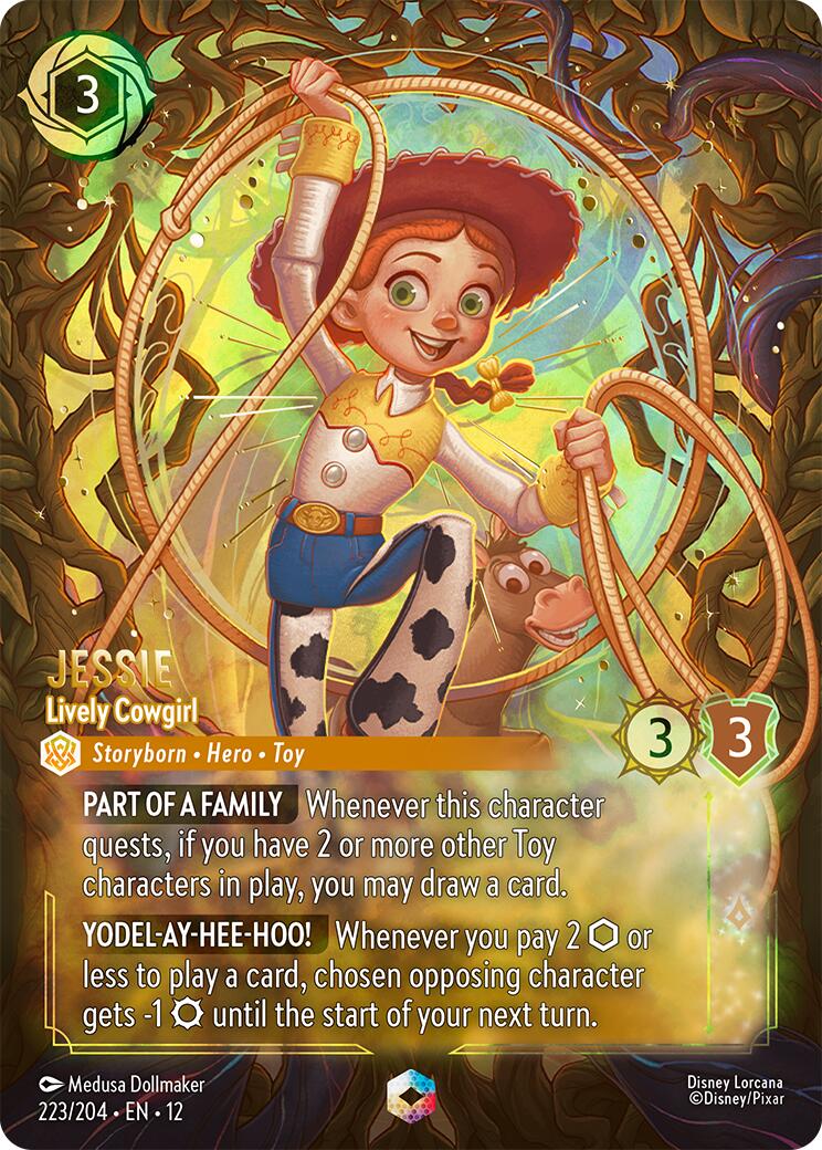 Jessie - Lively Cowgirl (Enchanted) (223/204) [Wilds Unknown] | Cards and Coasters CA