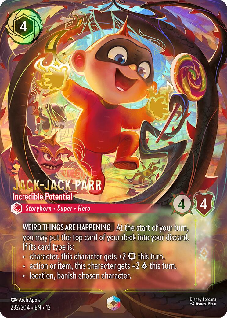 Jack-Jack Parr - Incredible Potential (Enchanted) (232/204) [Wilds Unknown] | Cards and Coasters CA